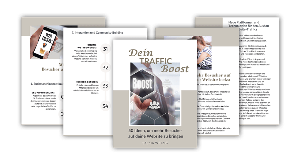 Traffic Boost 50 Ideen